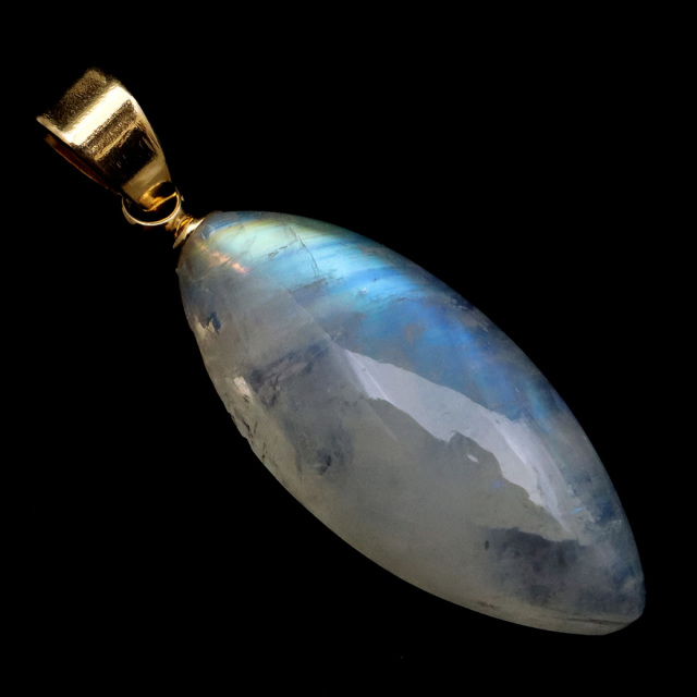 ムーンストーン ネックレス 6月 誕生石 天然石 レインボー ムーンストーン ペンダント 長石 moonstone 母の日 プレゼント