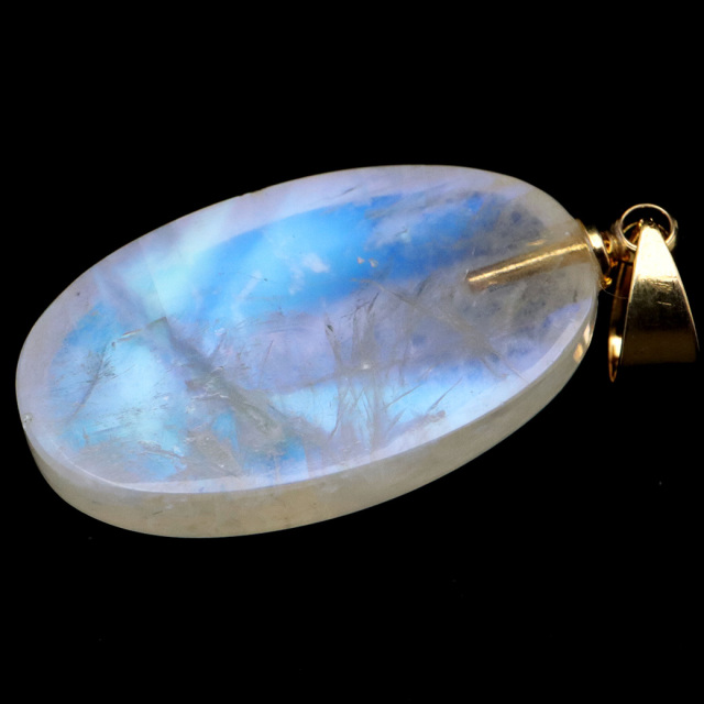 ムーンストーン ネックレス 6月 誕生石 天然石 レインボー ムーンストーン ペンダント 長石 moonstone 母の日 プレゼント
