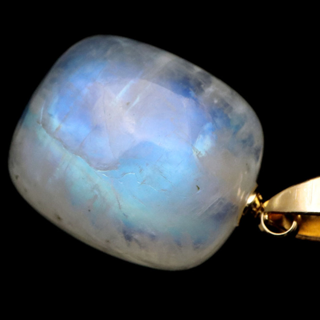 ムーンストーン ネックレス 6月 誕生石 天然石 レインボー ムーンストーン ペンダント 長石 moonstone 母の日 プレゼント