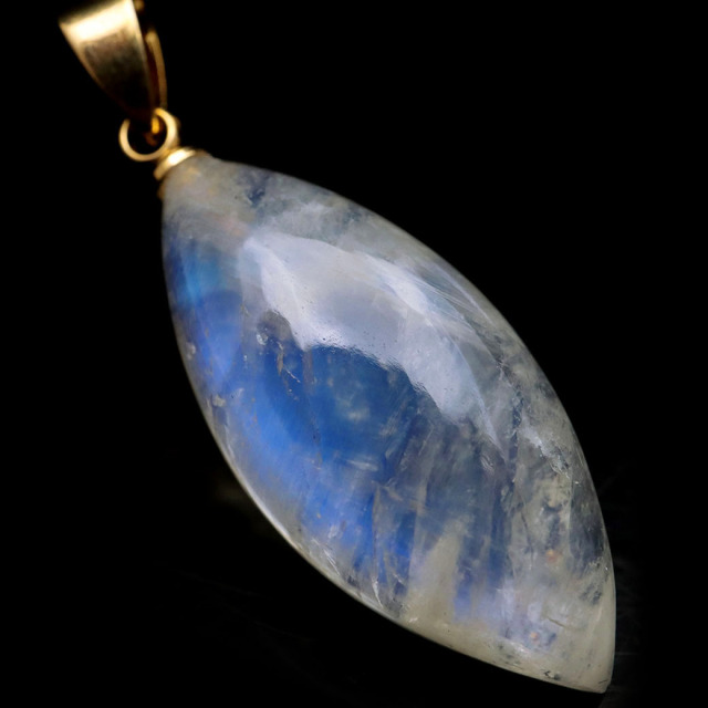 ムーンストーン ネックレス 6月 誕生石 天然石 レインボー ムーンストーン ペンダント 長石 moonstone 母の日 プレゼント