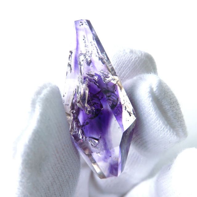 アメジスト エレスチャル 原石 骸骨水晶