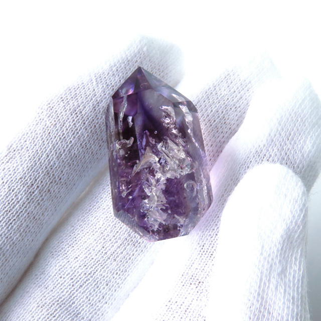 アメジスト エレスチャル ポイント 骸骨水晶