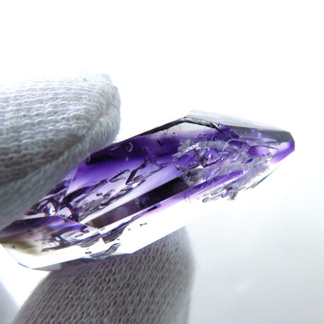 水入り アメジスト エレスチャル 原石 骸骨水晶