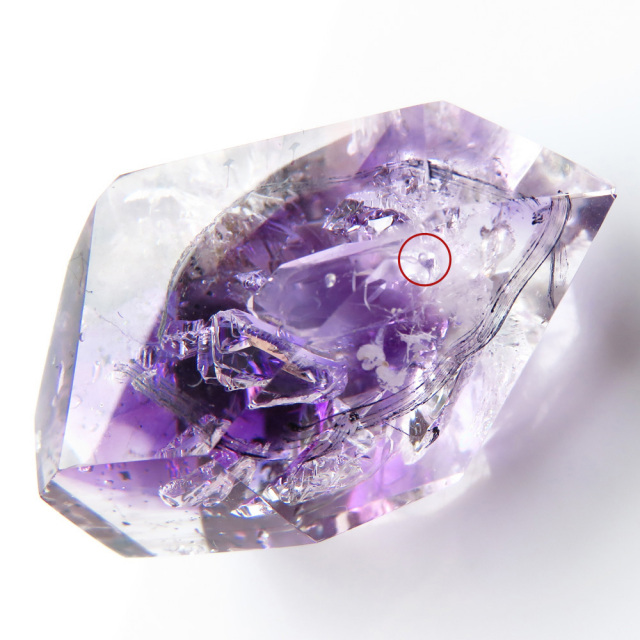 アメジストエレスチャルクラスター（水入り） 【公式通販】