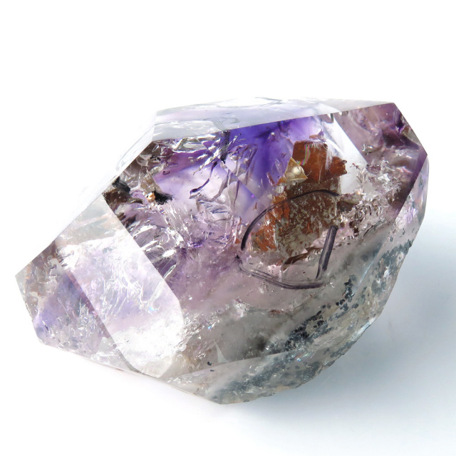 原石】アメジストエレスチャル(骸骨水晶)