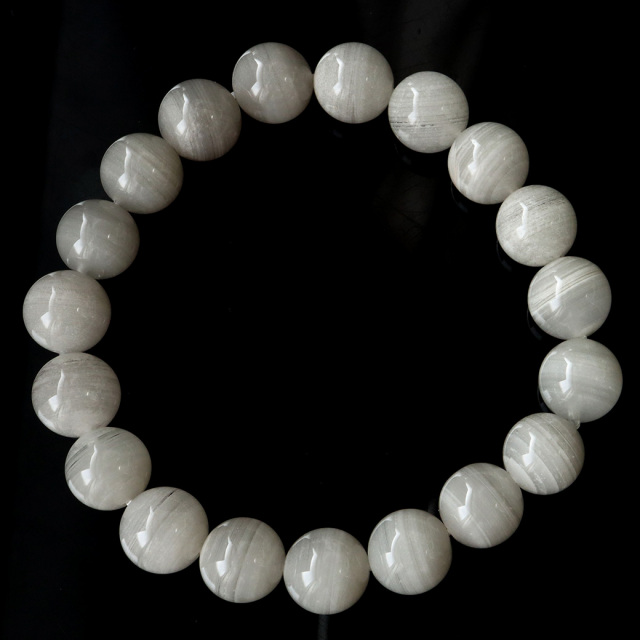 ホワイトファントム クォーツ 千層ガーデン ブレスレット 1点物 ブラジル産