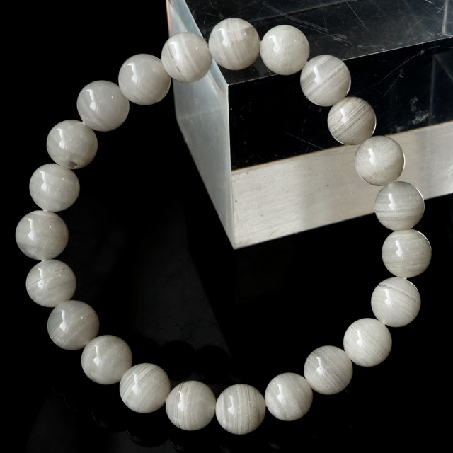 ホワイトファントム クォーツ 千層ガーデン ブレスレット 1点物 ブラジル産