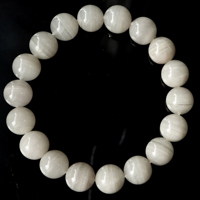 ホワイトファントム クォーツ 千層ガーデン ブレスレット 1点物 ブラジル産