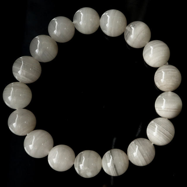 ホワイトファントム クォーツ 千層ガーデン ブレスレット 1点物 ブラジル産