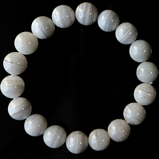 ホワイトファントム クォーツ 千層ガーデン ブレスレット 1点物 ブラジル産