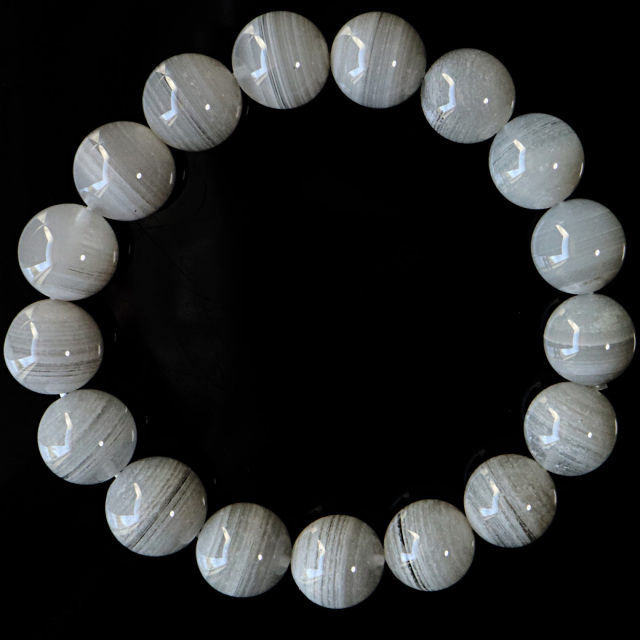 ホワイトファントム クォーツ 千層ガーデン ブレスレット 1点物 ブラジル産