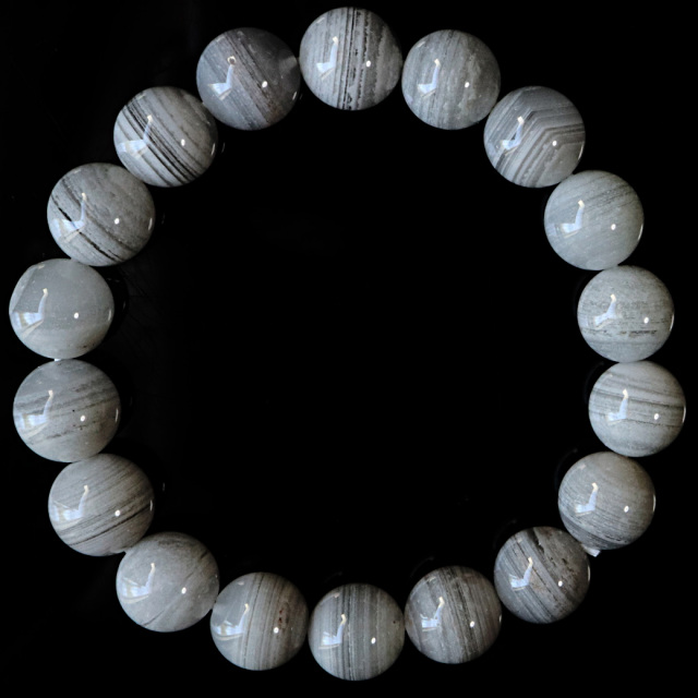 ホワイトファントム クォーツ 千層ガーデン ブレスレット 1点物 ブラジル産