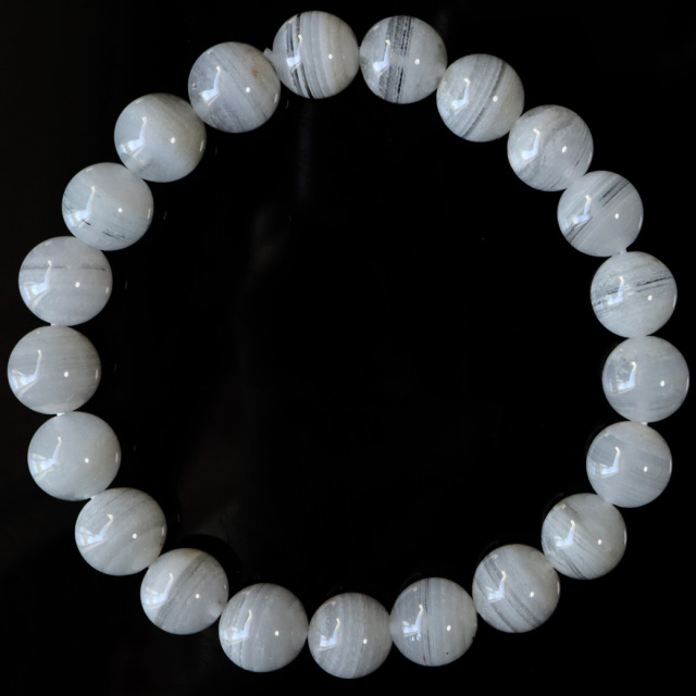 ホワイトファントム クォーツ 千層ガーデン ブレスレット 1点物 ブラジル産