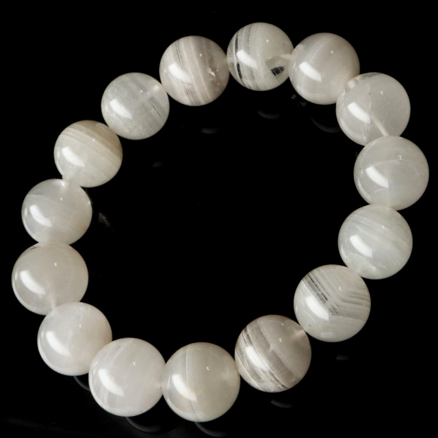 ホワイトファントム クォーツ 千層ガーデン ブレスレット 1点物 ブラジル産