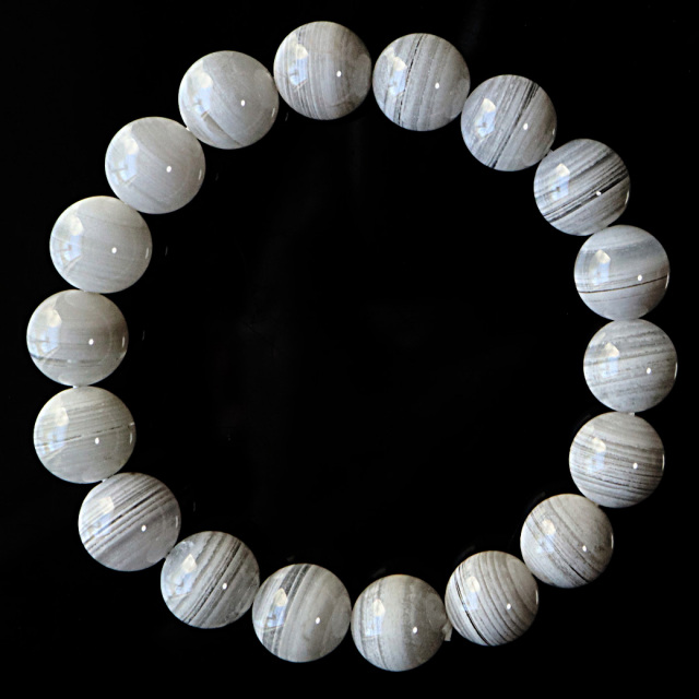 ホワイトファントム クォーツ 千層ガーデン ブレスレット 1点物 ブラジル産