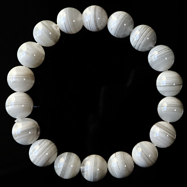 ホワイトファントム クォーツ 千層ガーデン ブレスレット 1点物 ブラジル産