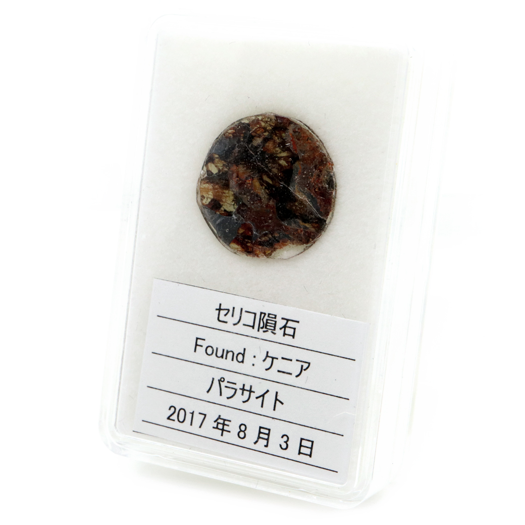 パラサイト隕石 ケニア セリコ産 重量1.0g 隕石標本 パワーストーン 1点物 石鉄隕石