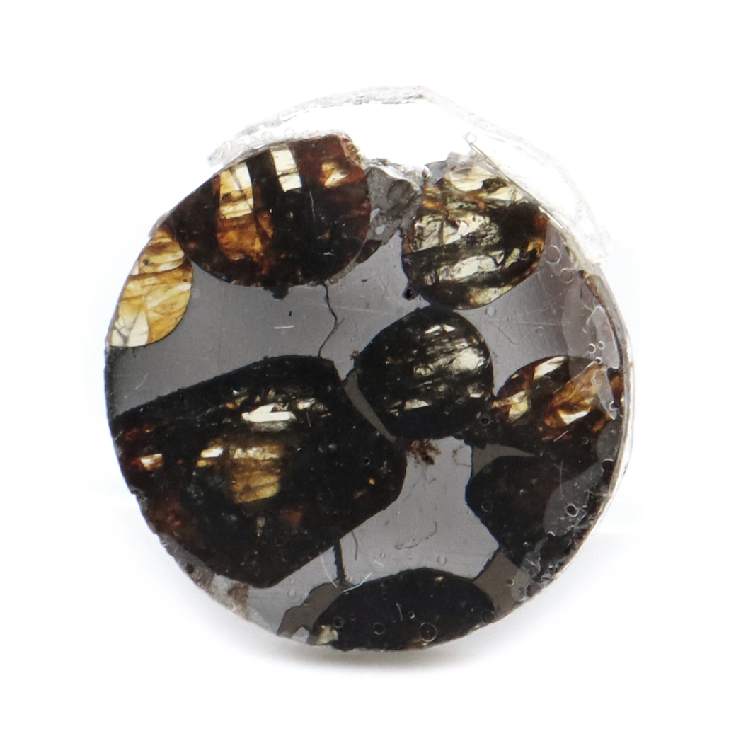 パラサイト隕石 ケニア セリコ産 重量0.8g 隕石標本 パワーストーン 1点物 石鉄隕石