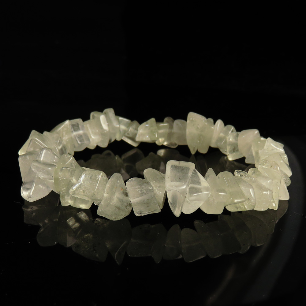 リビアングラス ブレスレット 本物 鑑別書付き インパクトガラス（衝突溶融ガラス）