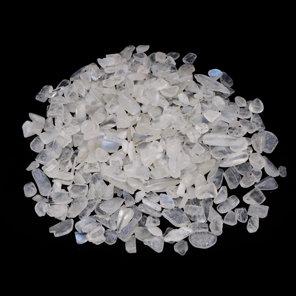 ムーンストーンさざれ石 高品質 AA 中サイズ 月長石 100g 天然石 パワーストーン 浄化グッズ