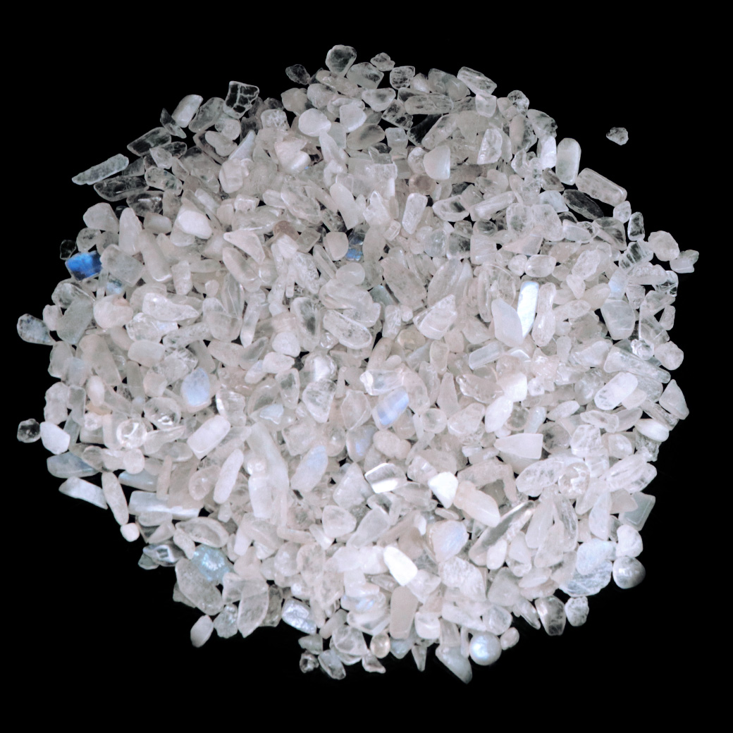 ムーンストーンさざれ石 高品質 AA 小サイズ 月長石 100g 天然石 パワーストーン 浄化グッズ ネイルパーツ