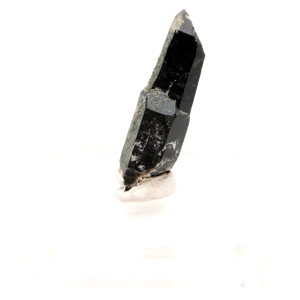 モリオン 黒水晶 原石 ポイント 台座付き 山東省産 36g 1点物 浄化 魔除け 天然石 パワーストーン