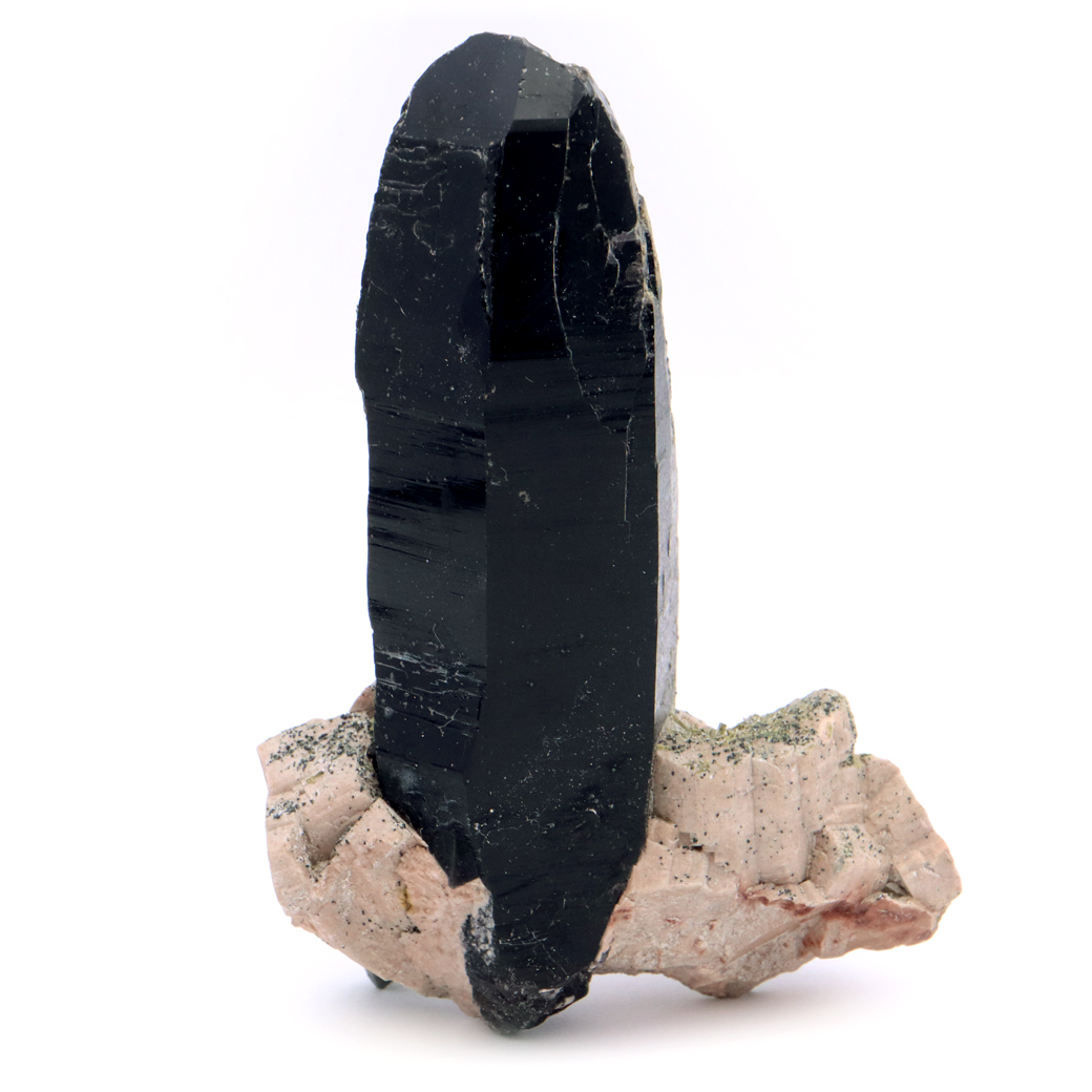 モリオン 黒水晶 原石 ポイント 山東省産 1点物 浄化 魔除け 天然石 パワーストーン