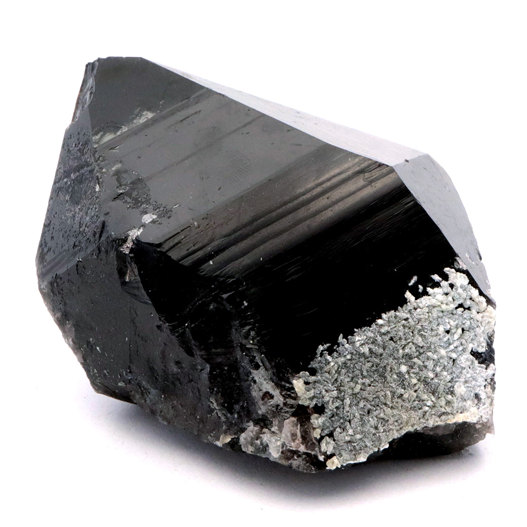 モリオン 黒水晶 原石 ポイント 山東省産 1点物 浄化 魔除け 天然石 パワーストーン