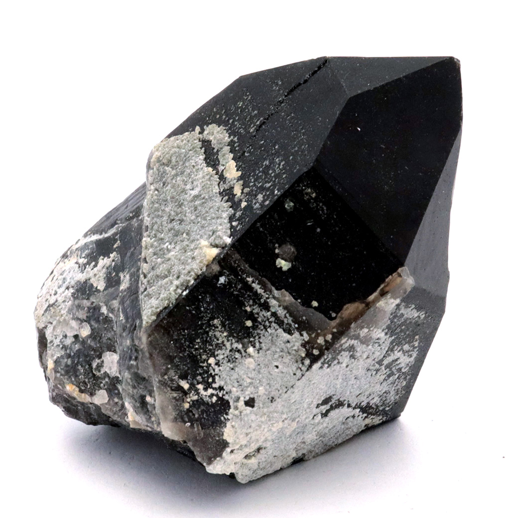 モリオン 黒水晶 原石 ポイント 山東省産 1点物 浄化 魔除け 天然石 パワーストーン