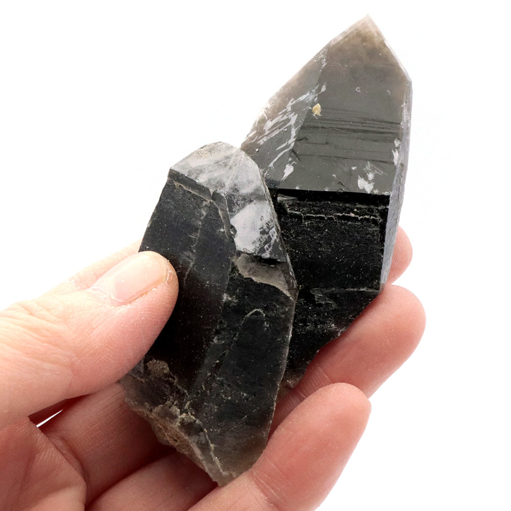 モリオン 黒水晶 原石 ポイント 山東省産 浄化 魔除け 天然石 パワーストーン