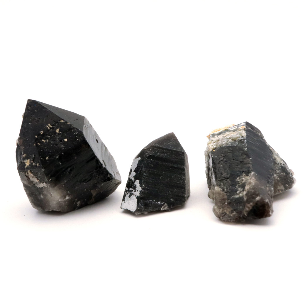 モリオン 黒水晶 原石 ポイント 山東省産 浄化 魔除け 天然石 パワーストーン