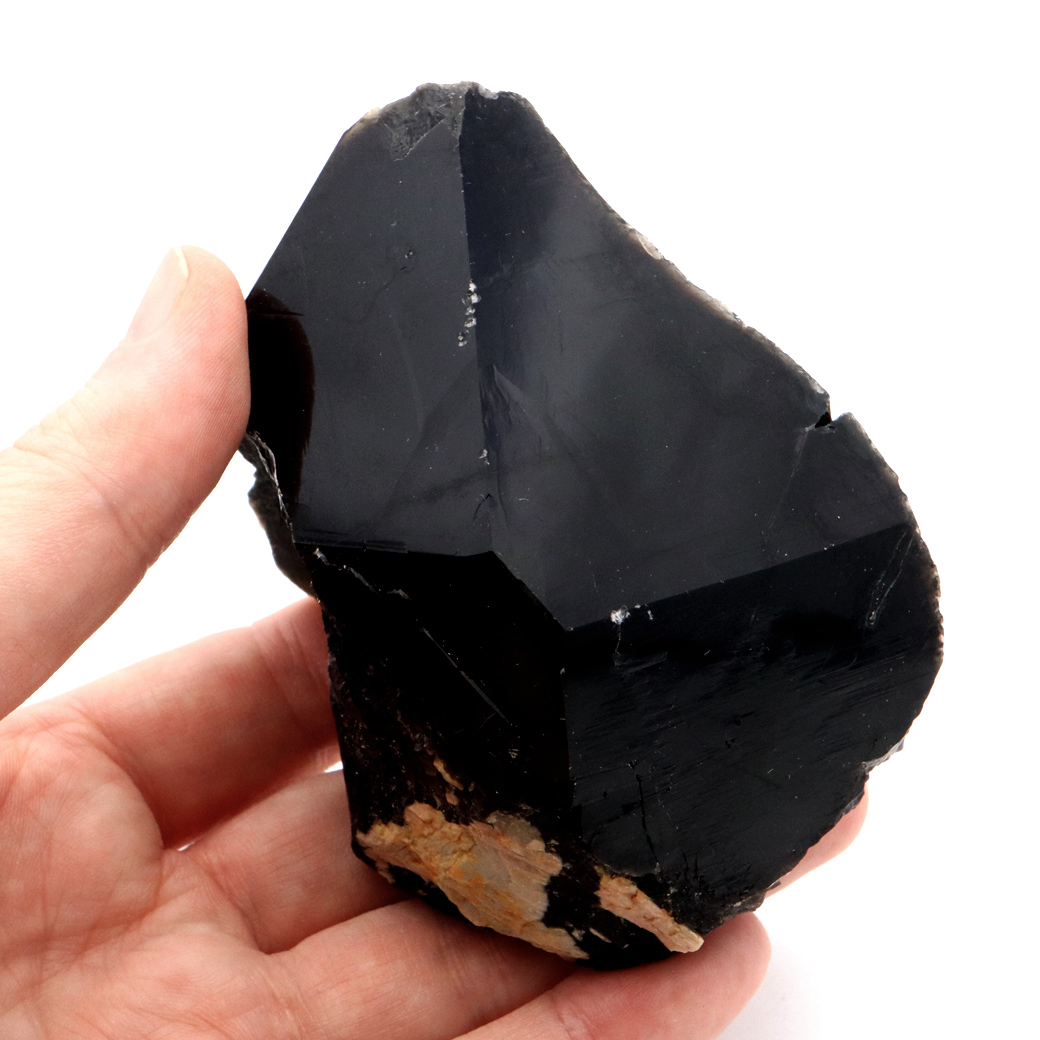 モリオン 黒水晶 原石 ポイント 山東省産 1点物 浄化 魔除け 天然石 パワーストーン Morion quartz
