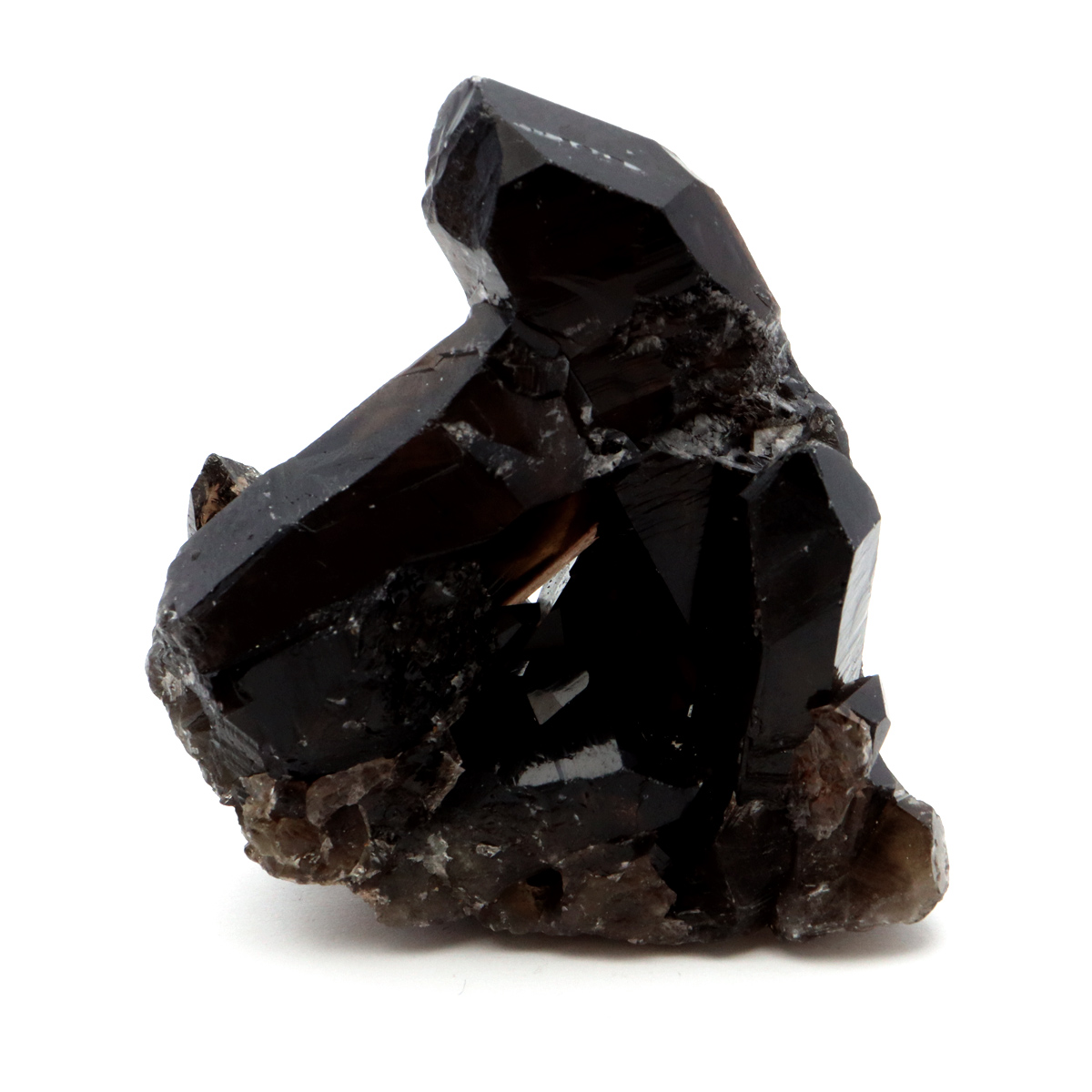 モリオン 黒水晶 原石 クラスター ポイント 山東省産 1点物 浄化 魔除け 天然石 パワーストーン Morion quartz