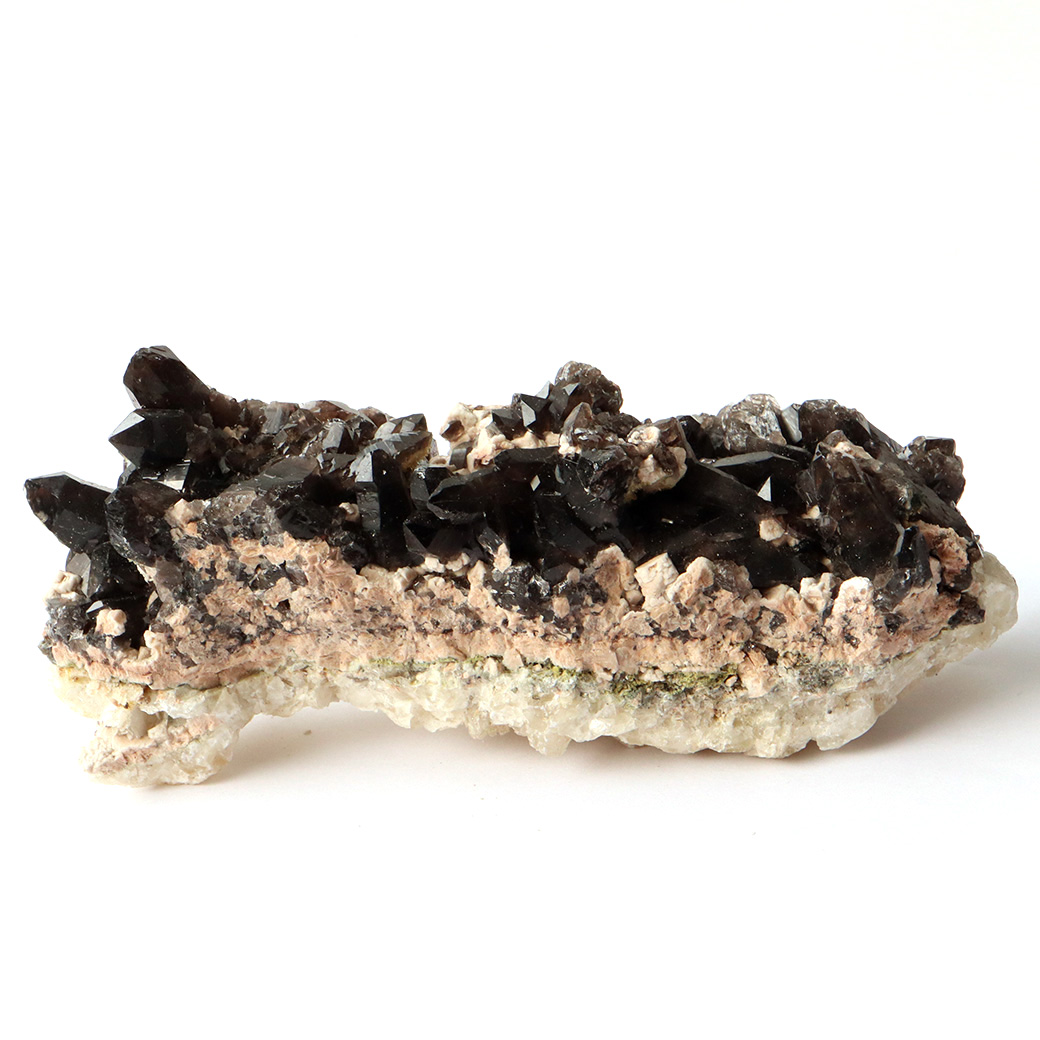 山東省産 モリオン 黒水晶 クラスター 原石 浄化 魔除け 天然石 パワーストーン