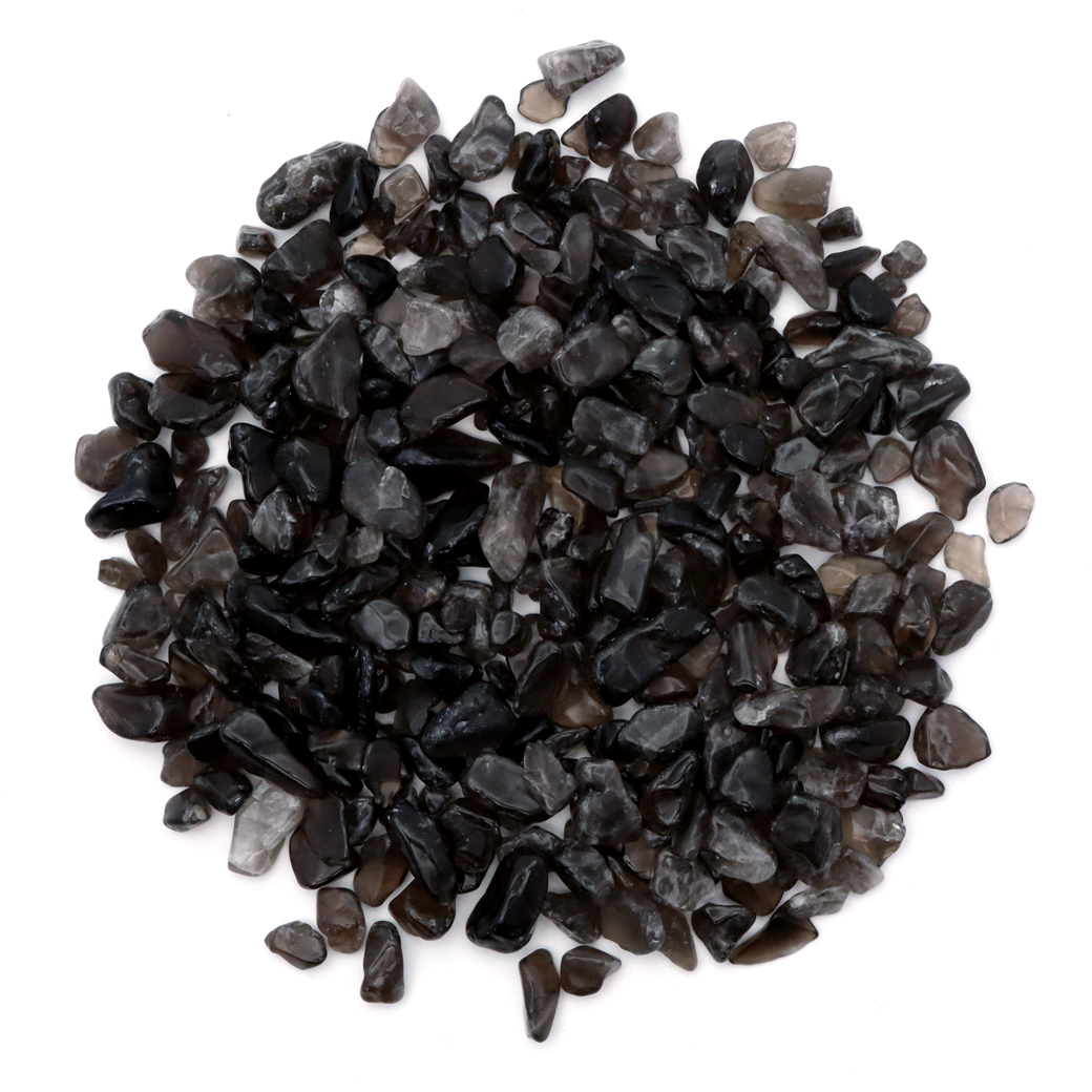 モリオン 黒水晶 さざれ石 本物 100g Aランク サイズ小 天然石 パワーストーン 浄化グッズ