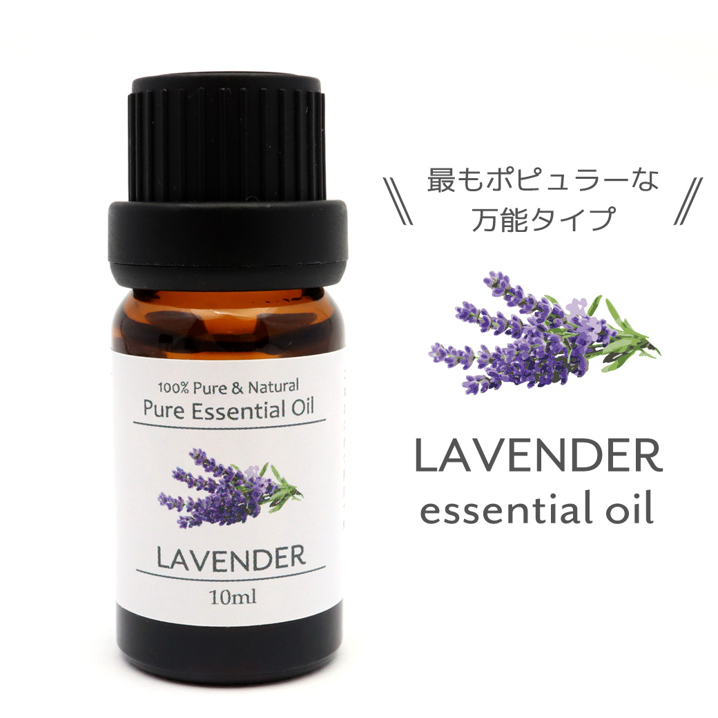 真正ラベンダー 精油 アロマオイル 10ml エッセンシャルオイル 天然成分100% 1本 スマッジング True Lavender 香り フローラル