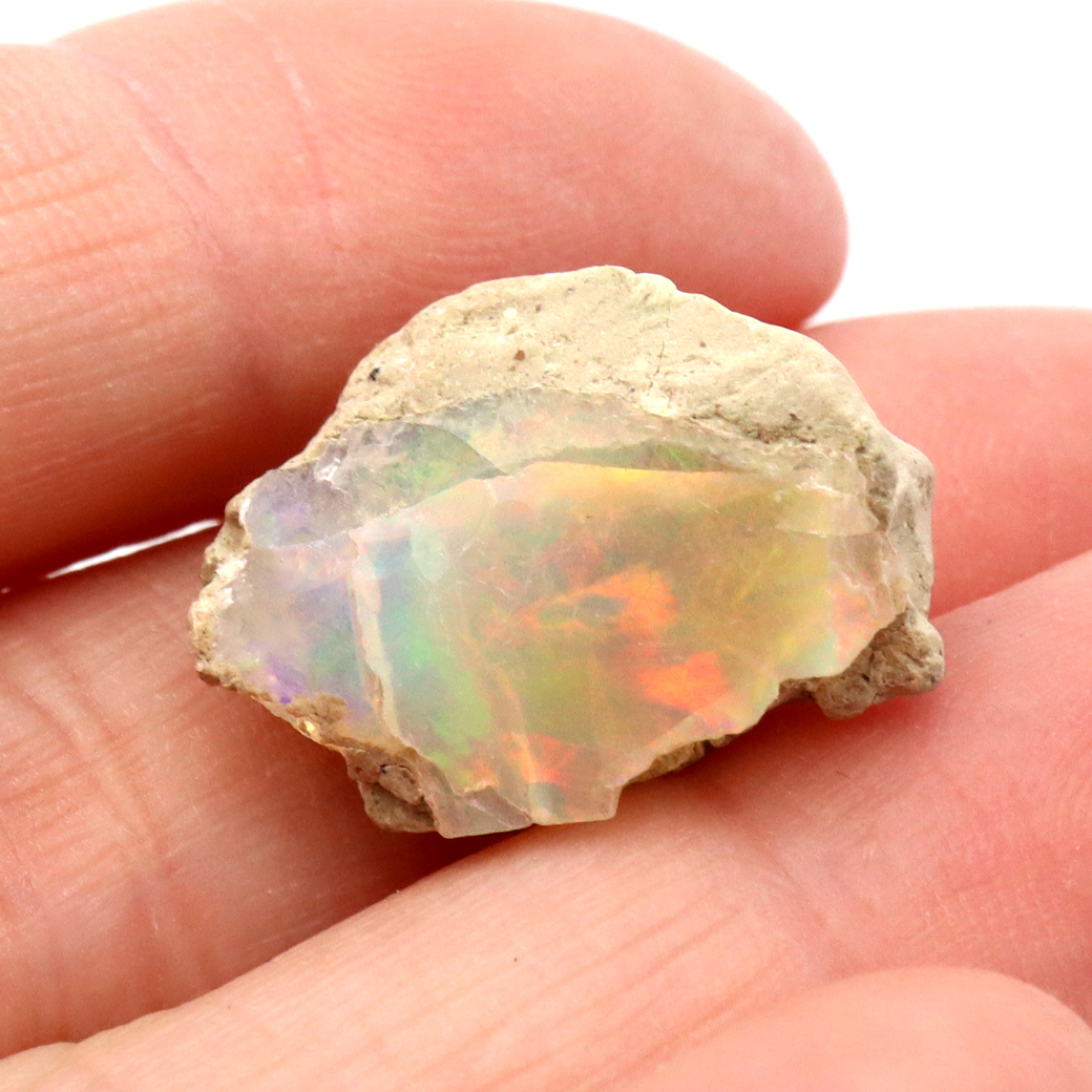 プレシャスオパール 原石 エチオピア産 1点もの ツーソン展示会商品 加工用 有色効果あり 置き物 標本 コレクター