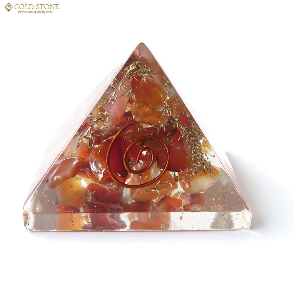 天然石使用 オルゴナイトピラミッド 大人気スピリチュアルグッズ