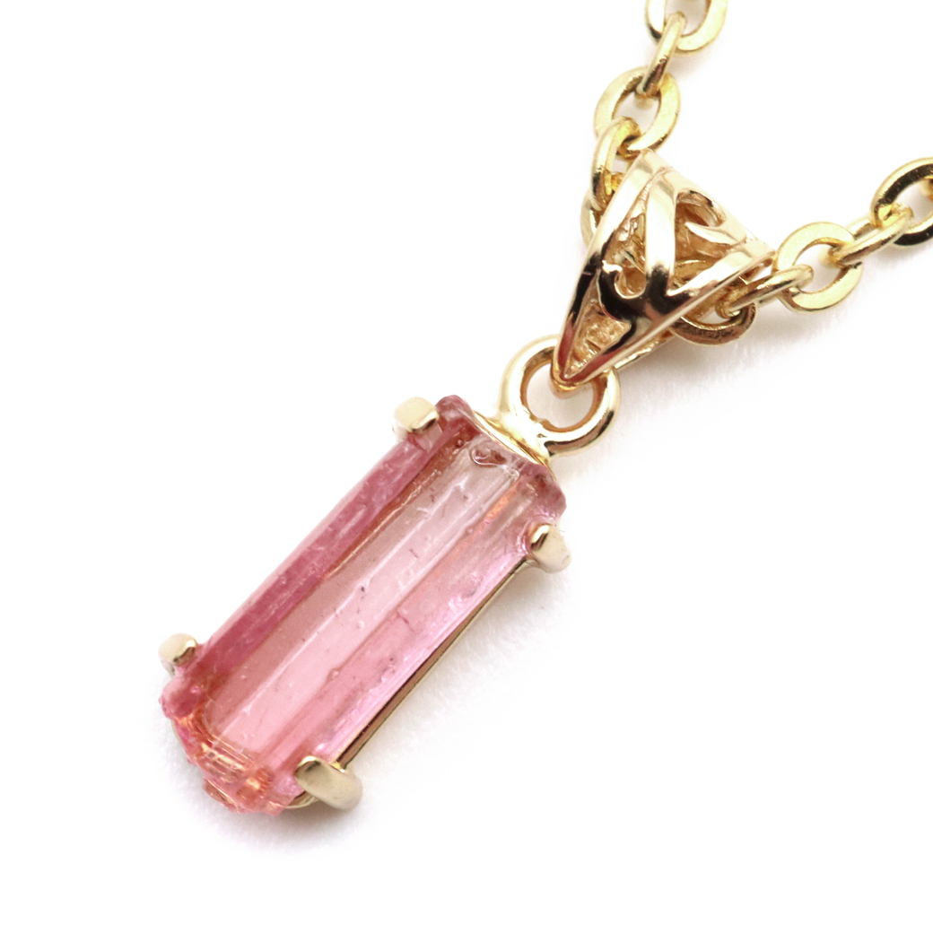 ピンクトルマリン 原石 ペンダント 天然石 ネックレス ブラジル産 Silver925 1点物 10月 誕生石 電気石