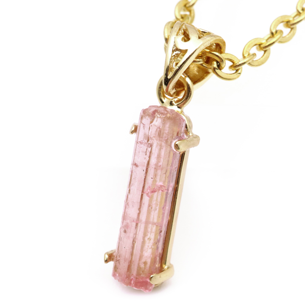 ピンクトルマリン 原石 ペンダント 天然石 ネックレス ブラジル産 Silver925 1点物 10月 誕生石 電気石