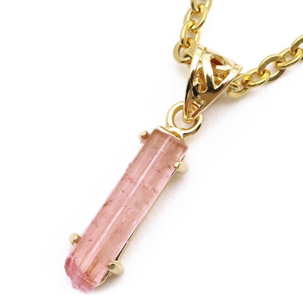 ピンクトルマリン 原石 ペンダント 天然石 ネックレス ブラジル産 Silver925 1点物 10月 誕生石 電気石