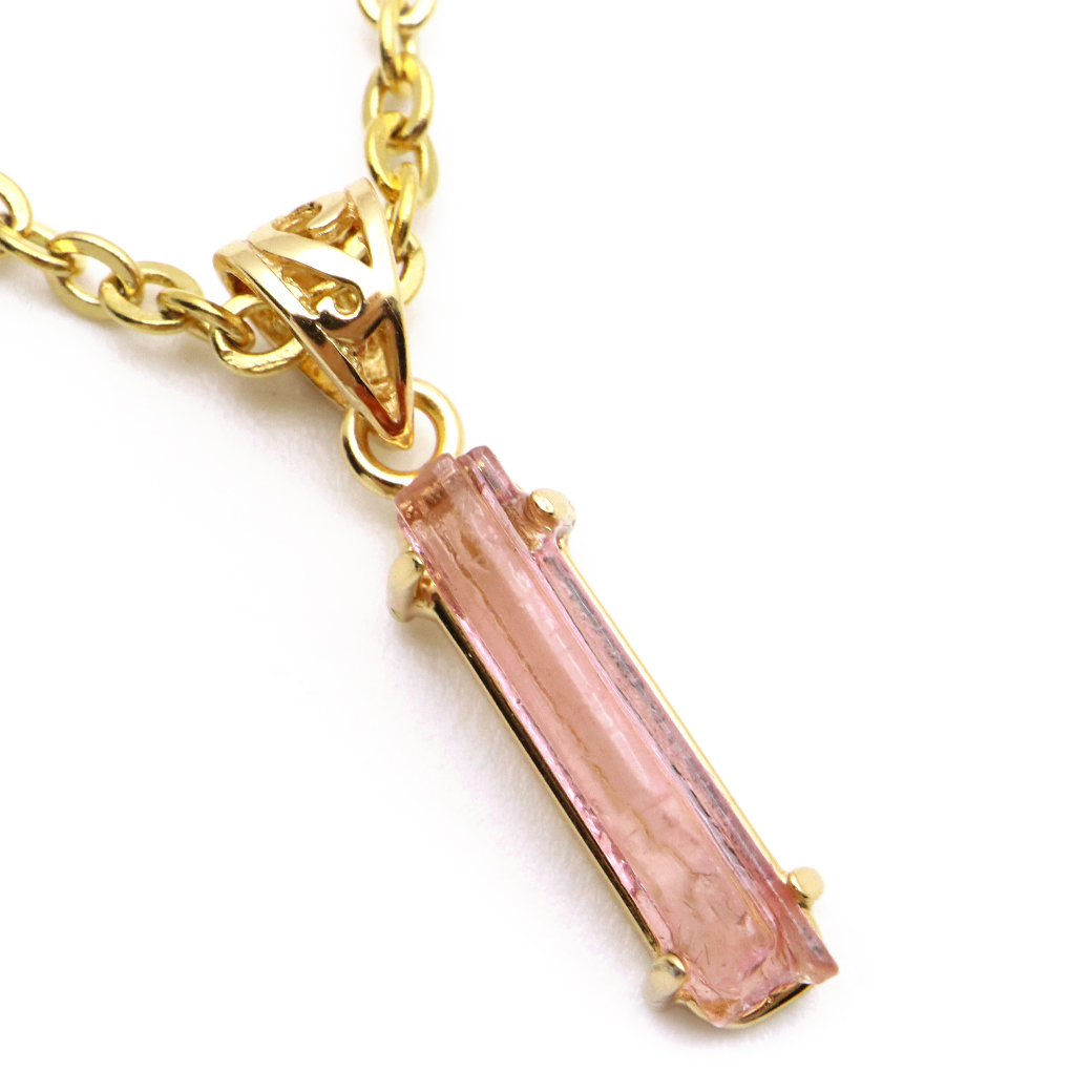 ピンクトルマリン 原石 ペンダント 天然石 ネックレス ブラジル産 Silver925 1点物 10月 誕生石 電気石