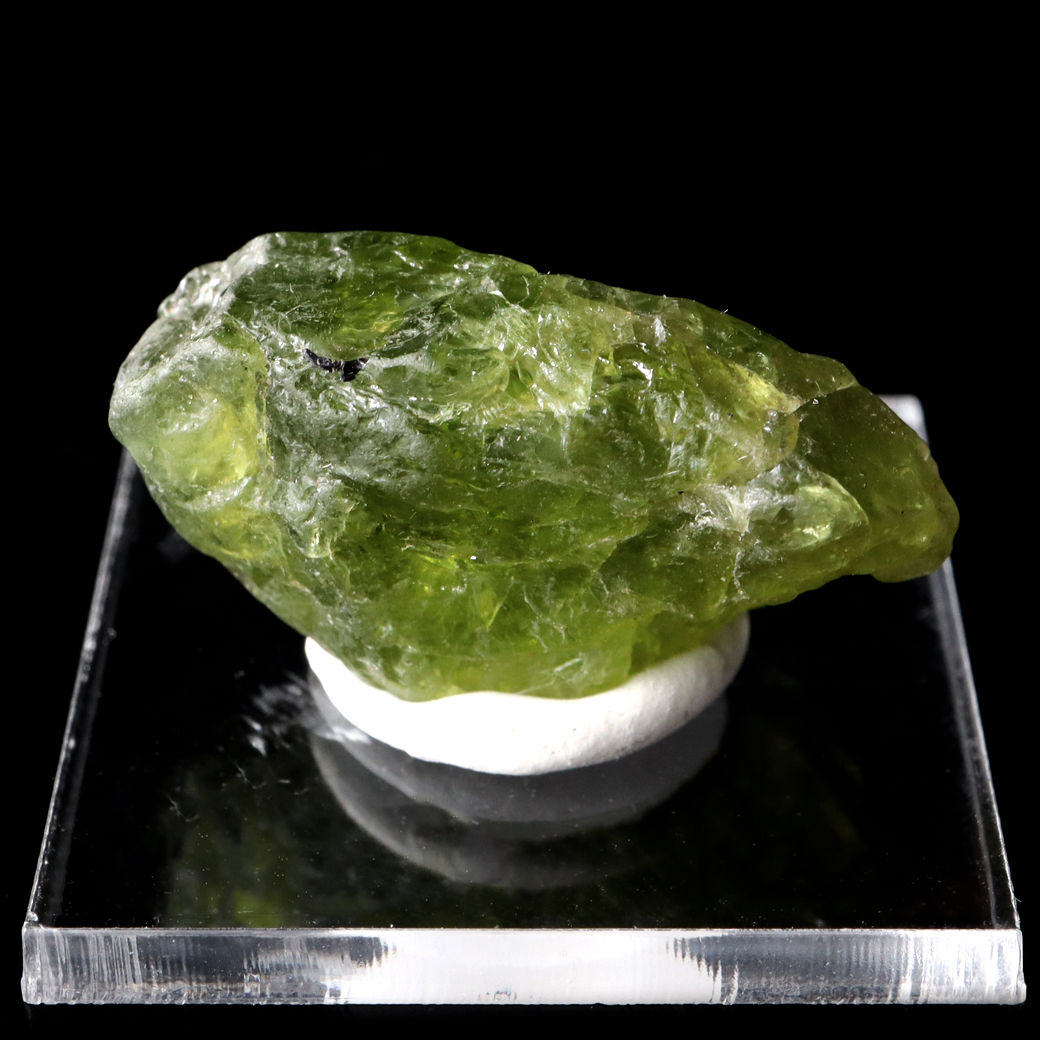 ペリドット 原石 アリゾナ州産 1点もの 宝石質 加工用 台付き 標本 ツーソン展示会商品 橄欖石 鉱物 結晶 天然石 8月 誕生石
