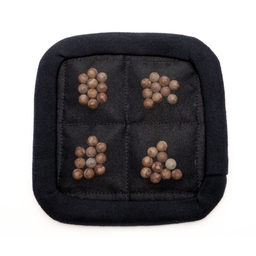 姫川薬石 6mm玉入り 枕パッド ミニサイズ 腰など患部にも使用可能 健康グッズ 糸魚川産 自社生産