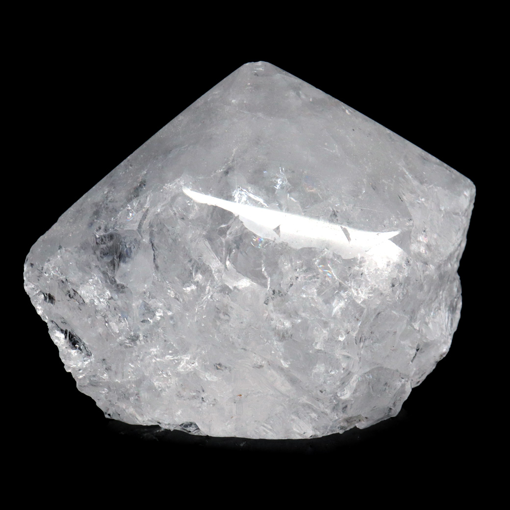 水晶 ポイント 底切り ロッククリスタル 原石 ブラジル産 天然石 1点物 パワーストーン 浄化 ヒーリング 置き物 4月 誕生石