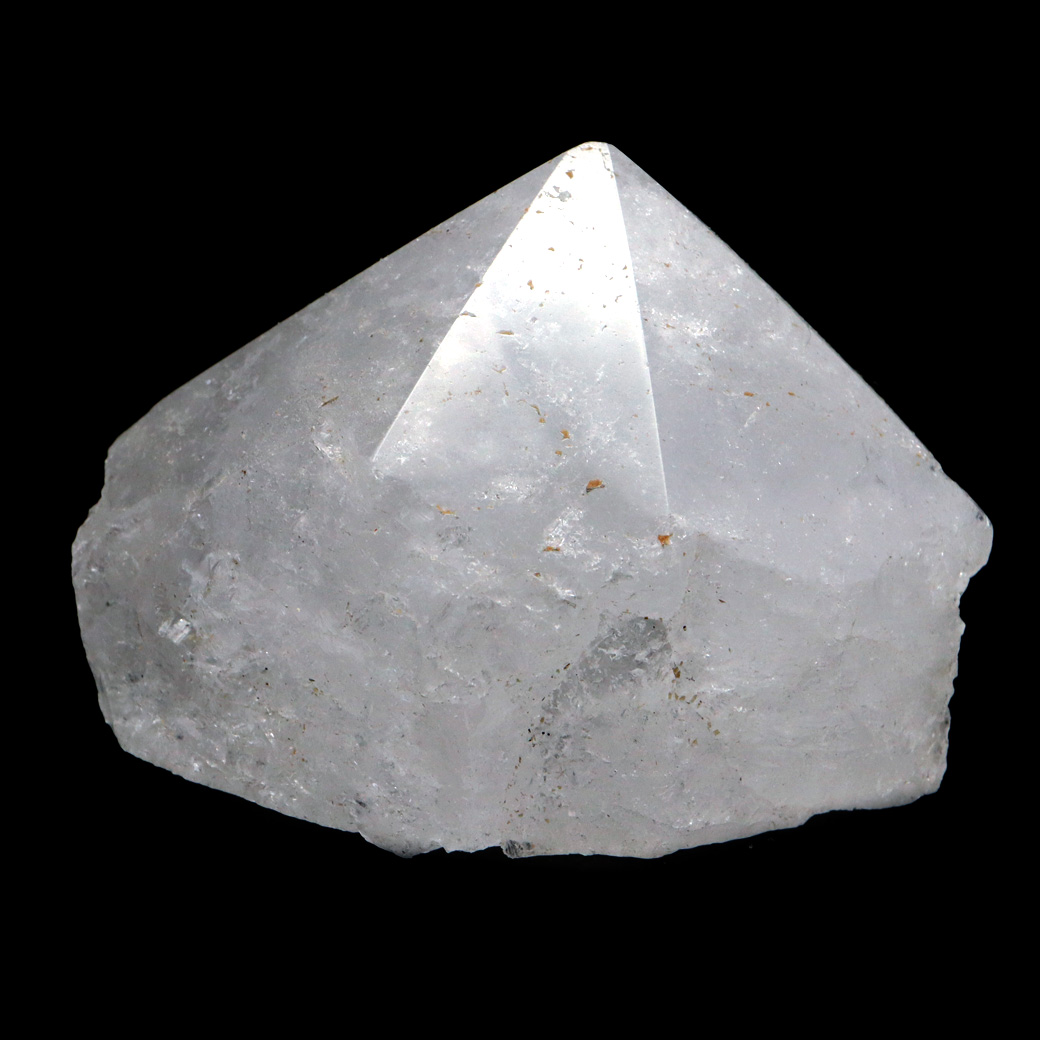 水晶 ポイント 底切り ロッククリスタル 原石 ブラジル産 天然石 1点物 パワーストーン 浄化 ヒーリング 置き物 4月 誕生石