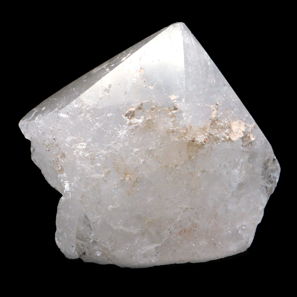 水晶 ポイント 底切り ロッククリスタル 原石 ブラジル産 天然石 1点物 パワーストーン 浄化 ヒーリング 置き物 4月 誕生石