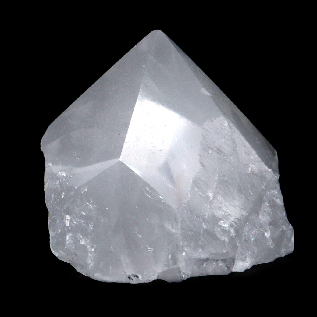 水晶 ポイント 底切り ロッククリスタル 原石 ブラジル産 天然石 1点物 パワーストーン 浄化 ヒーリング 置き物 4月 誕生石