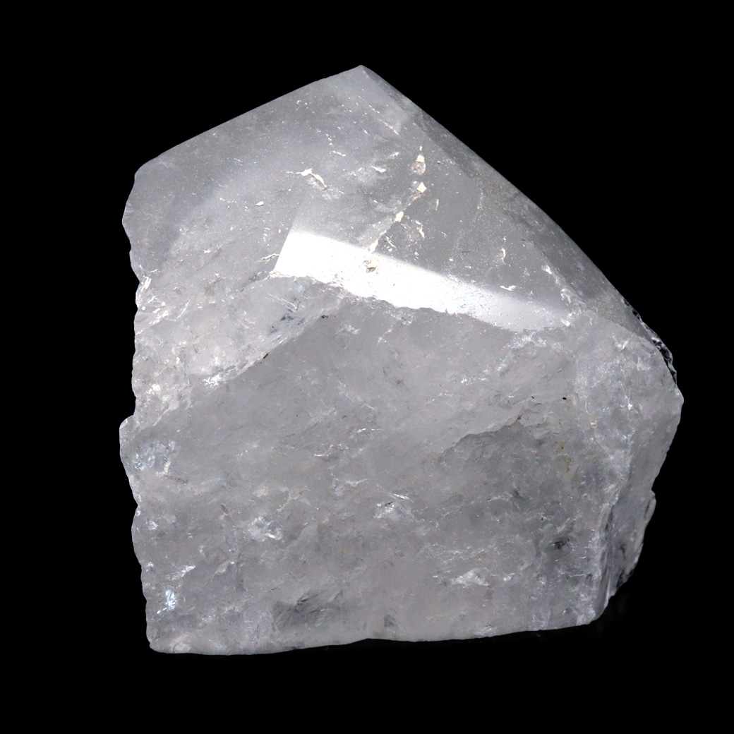 水晶 ポイント 底切り ロッククリスタル 原石 ブラジル産 天然石 1点物 パワーストーン 浄化 ヒーリング 置き物 4月 誕生石