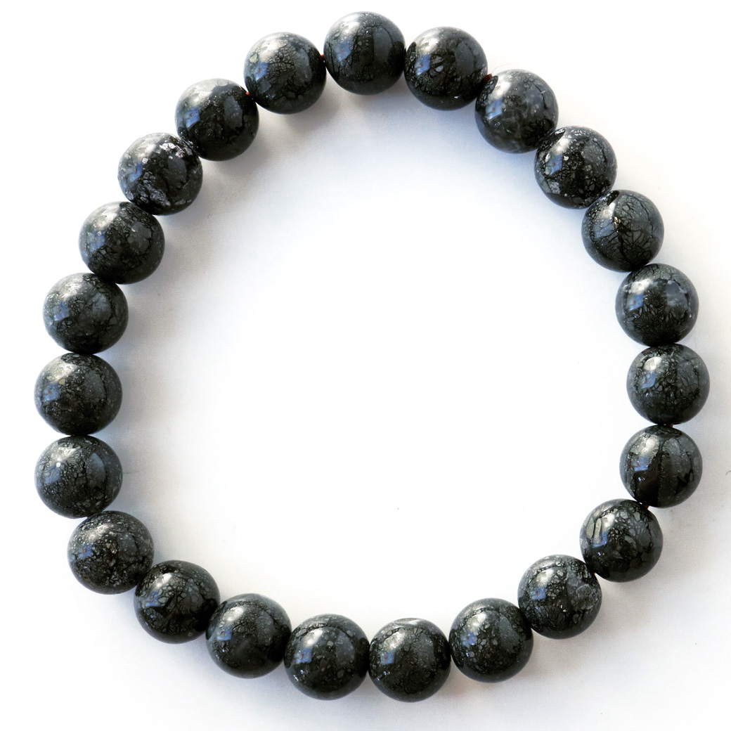 パイライト イン カルセドニー ブレスレット 1点もの